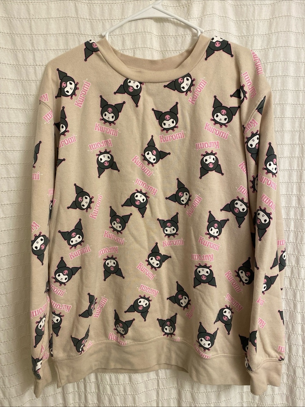 Kuromi By Sanrio Woman’s Large Sweater Tan